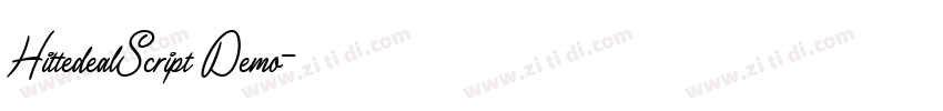 HittedealScript Demo字体转换